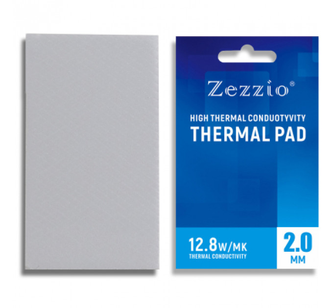 Термопрокладка Zezzio Thermal Pad 12.8 W/mK 85х45x2 мм