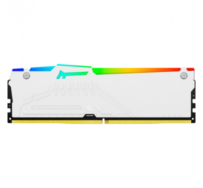 Модуль пам'яті для комп'ютера DDR5 32GB 5600 MHz FURY Beast White RGB Kingston Fury (ex.HyperX) (KF556C40BWA-32)