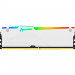 Модуль пам'яті для комп'ютера DDR5 32GB 5600 MHz FURY Beast White RGB Kingston Fury (ex.HyperX) (KF556C40BWA-32)