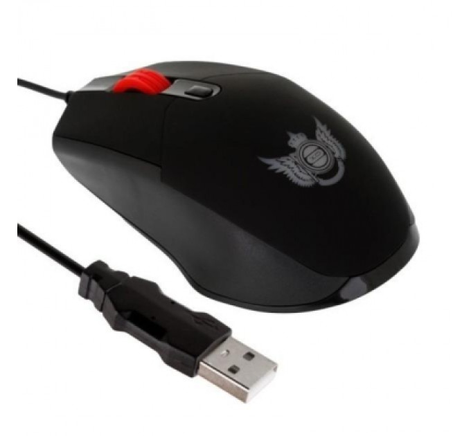 Мишка XO M1 RGB USB Black (XO-M1-BK)