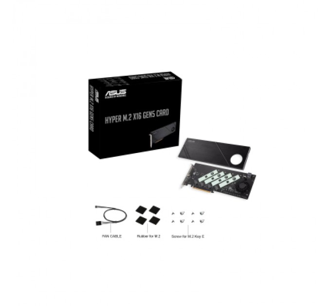 ASUS Плата розширення ASUS Hyper M.2 X16 PCIe 5.0 Expansion Card GEN 5 (90MC0CY0-M0EAY0)