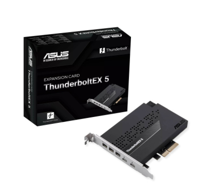 ASUS Плата розширення ASUS ThunderboltEX 5 USB Type-C PCIe 4.0 X4 Expansion Card (90MC0E50-M0EAY0)