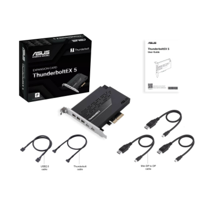 ASUS Плата розширення ASUS ThunderboltEX 5 USB Type-C PCIe 4.0 X4 Expansion Card (90MC0E50-M0EAY0)