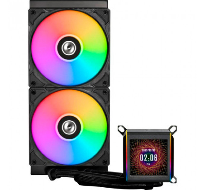 Система рідинного охолодження Lian Li Galahad II LCD, 280 Black (G89.GA2ALCD28B.00)