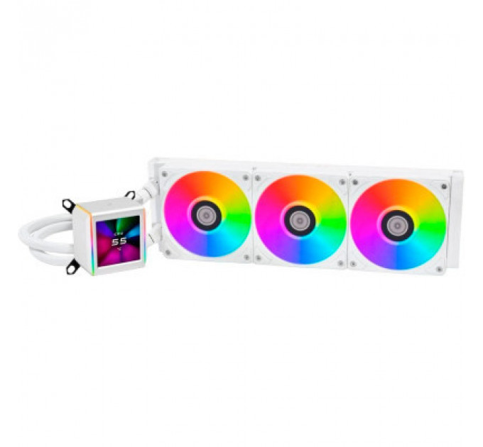 Система рідинного охолодження Lian Li Galahad II LCD, 360 White (G89.GA2ALCD36W.00)