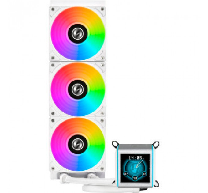Система рідинного охолодження Lian Li Galahad II LCD, 360 White (G89.GA2ALCD36W.00)