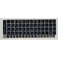 BestKey Наклейка на клавіатуру BestKey непрозора чорна, 68, синій (BK13BLU/023)