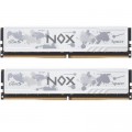 Apacer Модуль пам'яті для комп'ютера DDR5 32GB (2x16GB) 5600 MHz NOX White Apacer (AH5U32G56C522MWAA-2)
