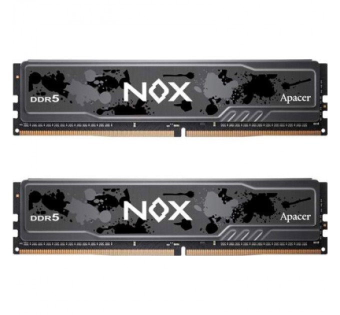 Apacer Модуль пам'яті для комп'ютера DDR5 32GB (2x16GB) 6000 MHz NOX Apacer (AH5U32G60C622MBAA-2)