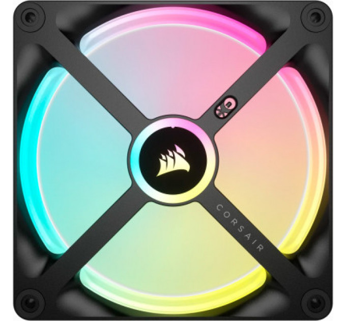 Кулер до корпусу Corsair iCUE Link QX140 RGB PWM PC Fans Starter Kit with iCUE LINK System Hub (CO-9051004-WW)