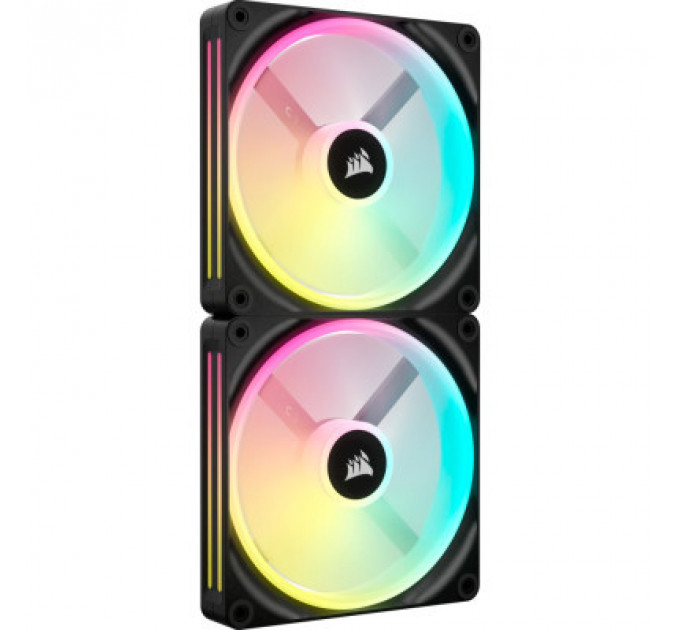 Кулер до корпусу Corsair iCUE Link QX140 RGB PWM PC Fans Starter Kit with iCUE LINK System Hub (CO-9051004-WW)