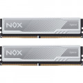 Модуль пам'яті для комп'ютера DDR4 16GB (2x8GB) 2666 MHz NOX White Apacer (AH4U16G26C08YMWAA-2)