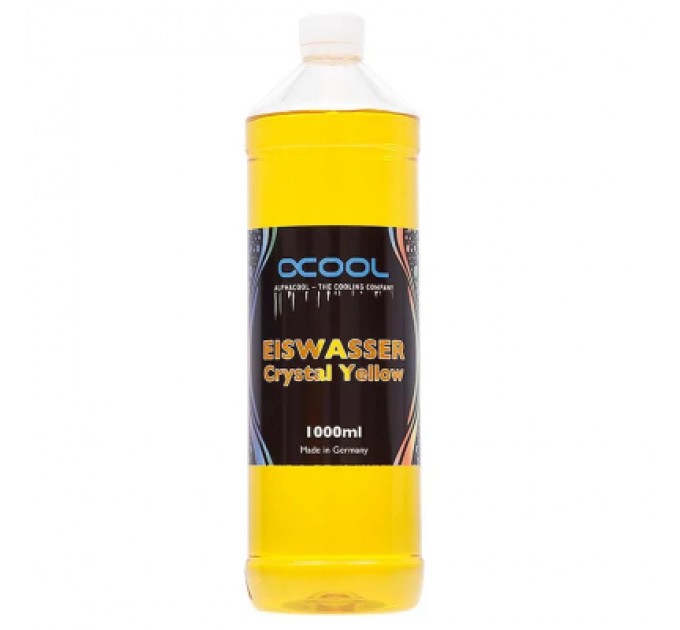 Alphacool Охолоджуюча рідина Alphacool Eiswasser Crystal Yellow premixed coolant 1000ml (18546)
