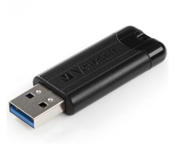 USB флеш накопичувач Verbatim 32GB PinStripe Black USB 3.0 (49317)
