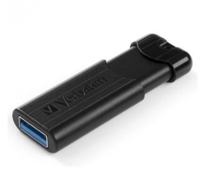 USB флеш накопичувач Verbatim 32GB PinStripe Black USB 3.0 (49317)