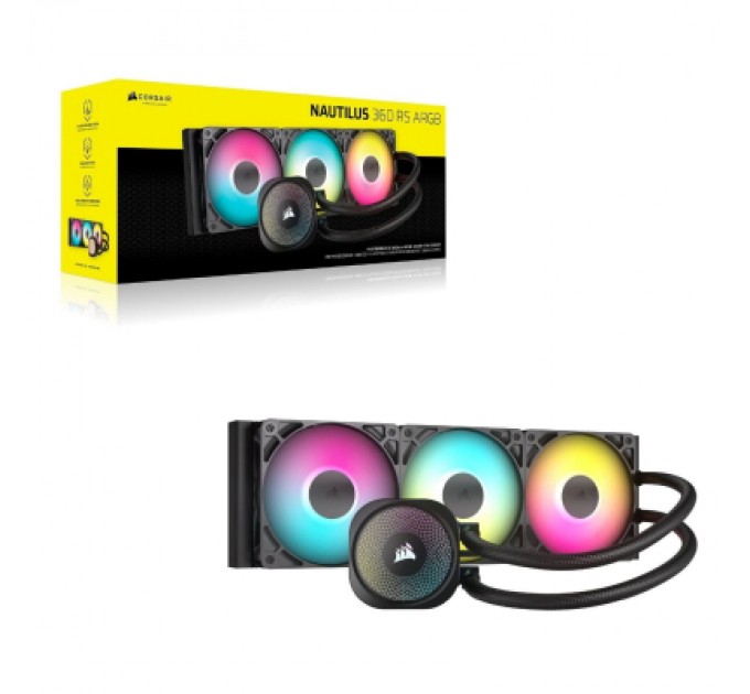 Система рідинного охолодження Corsair NAUTILUS 360 ARGB (CW-9060093-WW)