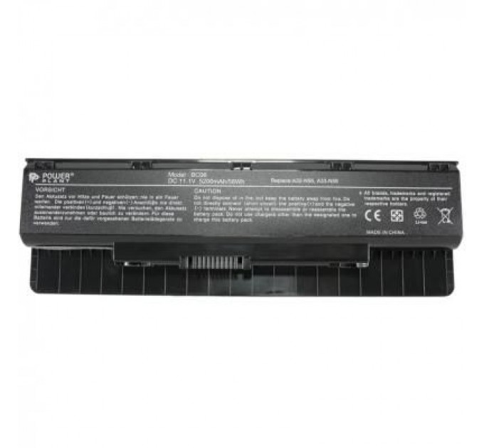 PowerPlant Акумулятор до ноутбука ASUS N46 (A32-N56) 11,1V 5200mAh PowerPlant (NB00000233)