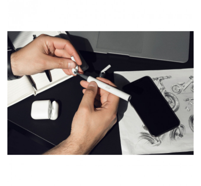 Універсальний чистячий набір 2E for headphones, 3in1, white-grey (2E-SK3IN1)