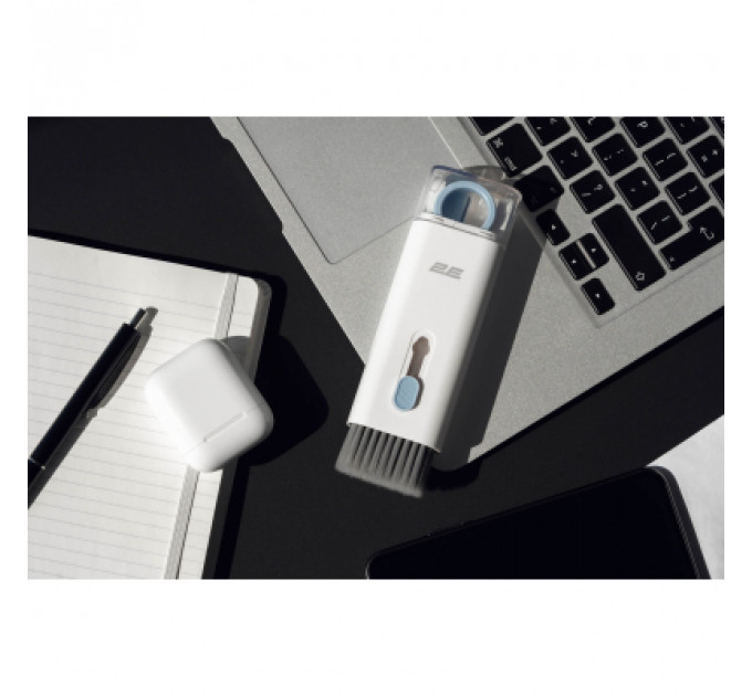 Універсальний чистячий набір 2E for office equipment, 7in1, white-blue (2E-SK7IN1)