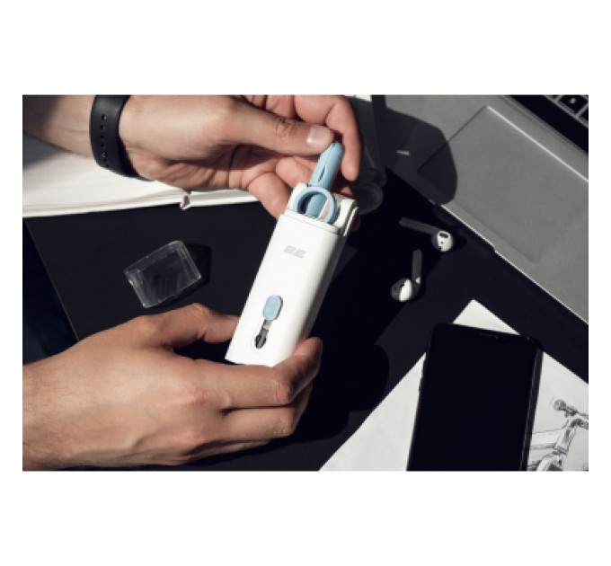 Універсальний чистячий набір 2E for office equipment, 7in1, white-blue (2E-SK7IN1)