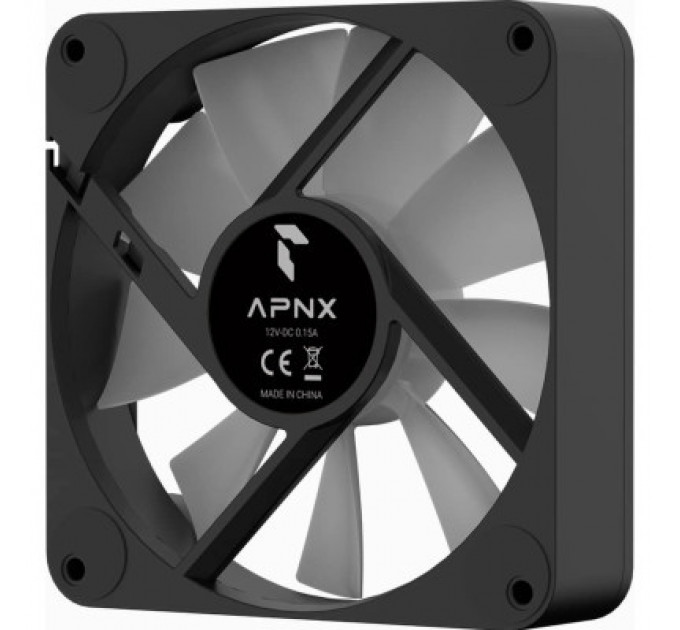 Кулер до корпусу APNX FP1-120 ARGB Black (APF3-PF11217.11)