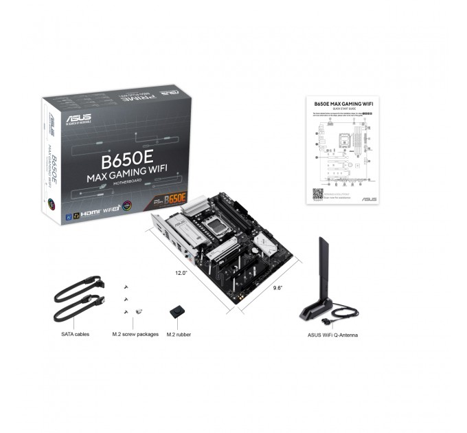 Материнська плата Asus B650E MAX Gaming WiFi Socket AM5