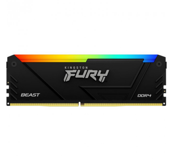 Модуль пам'яті для комп'ютера DDR4 8GB 3600 MHz Beast RGB Kingston Fury (ex.HyperX) (KF436C17BB2A/8)
