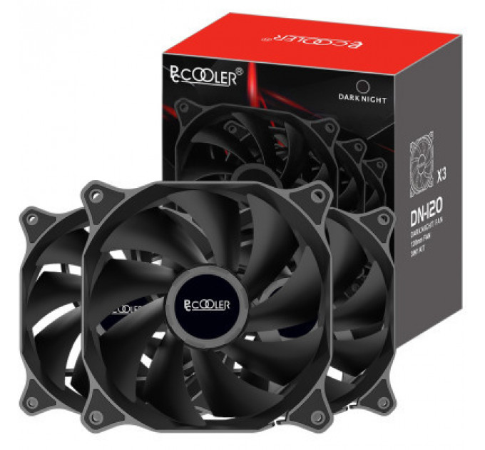 Кулер до корпусу PcCooler DN 120 BK 3in1