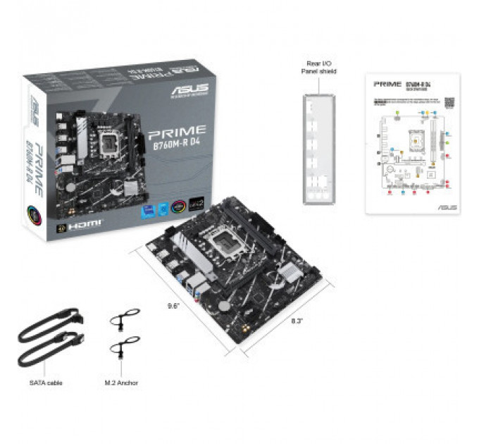 Материнська плата ASUS PRIME B760M-R D4