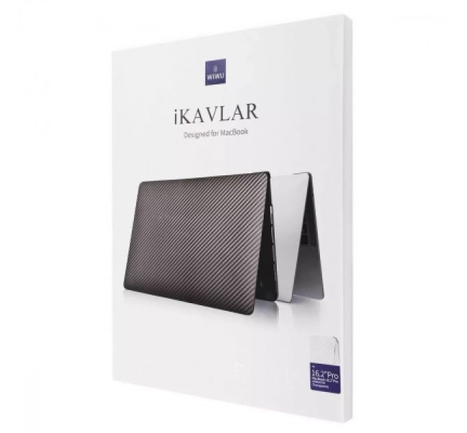 WIWU Чохол до ноутбука WIWU (накладка) 16,2" MacBook Pro A2485/A2780, iKavlar Crystal, white (47397)