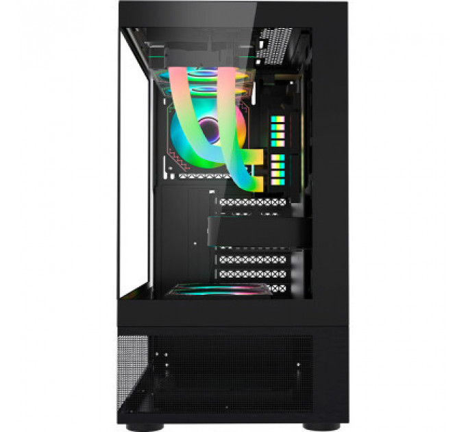 Корпус 1stPlayer Mi7-A-2F2R-1F2-BK