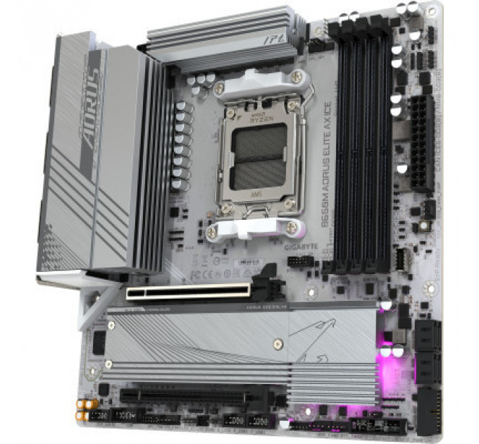 Материнська плата GIGABYTE B650M AORUS ELITE AX ICE (B650M A ELITE AX ICE)