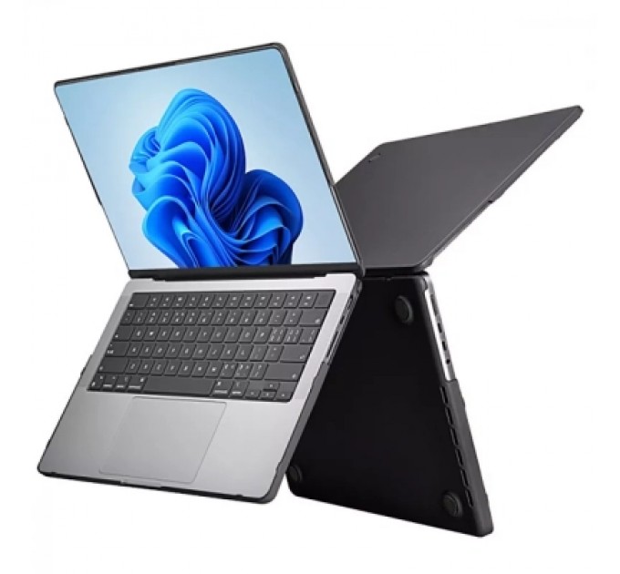 WIWU Чохол до ноутбука WIWU (накладка) 14,2 MacBook Pro A2442 Leather Shield, black (47391)