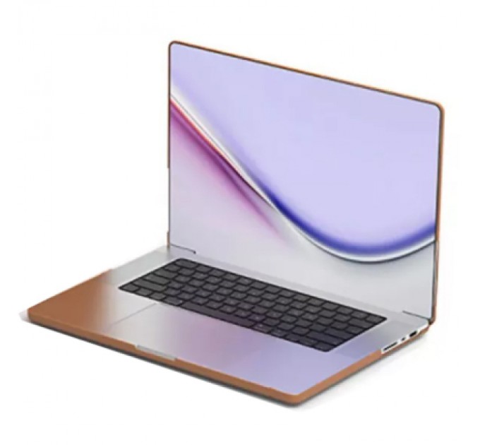 WIWU Чохол до ноутбука WIWU (накладка) 16,2 MacBook Pro (A2485) Leather Shield brown (47392)