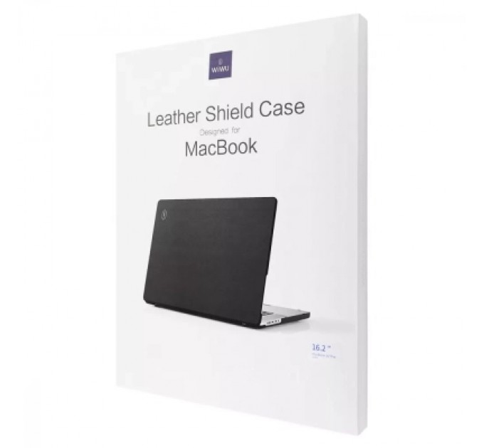WIWU Чохол до ноутбука WIWU (накладка) 16,2 MacBook Pro (A2485) Leather Shield brown (47392)