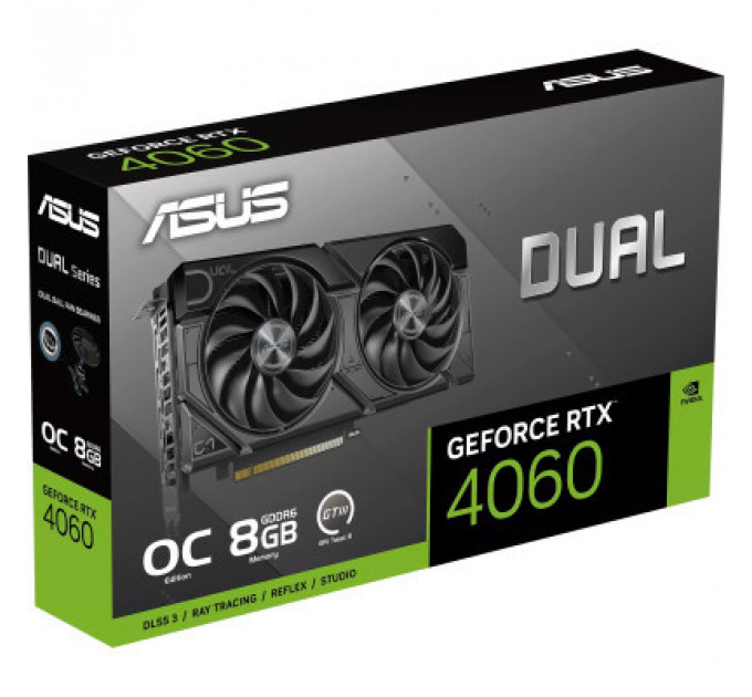 Відеокарта ASUS GeForce RTX4060 8Gb DUAL OC EVO (DUAL-RTX4060-O8G-EVO)