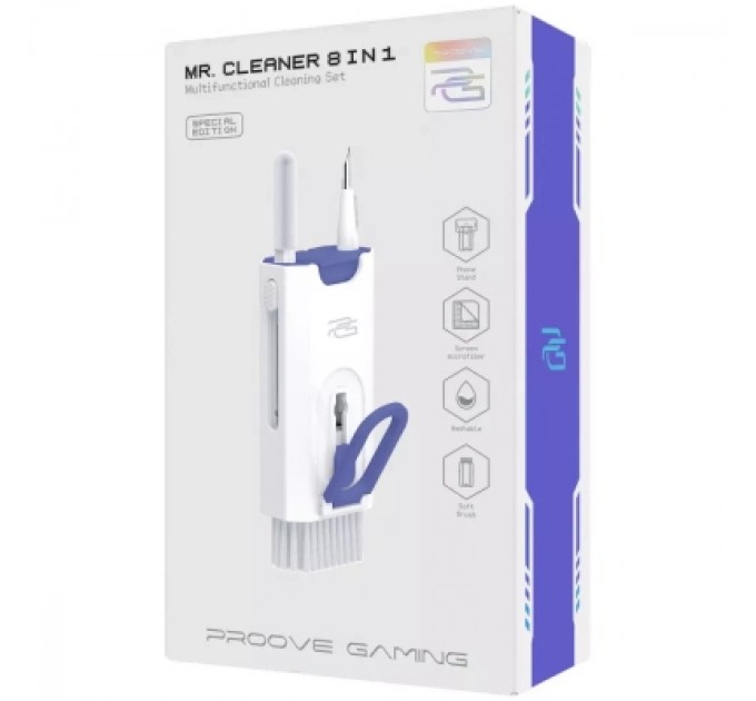 Proove Універсальний чистячий набір Proove Gaming Mr. Cleaner 8in1, white (MCS00000815)