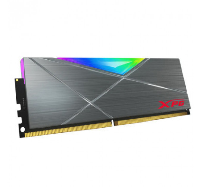 Модуль пам'яті для комп'ютера DDR4 32GB 3600 MHz XPG Spectrix D50 RGB Tungsten Gray ADATA (AX4U360032G18I-ST50)