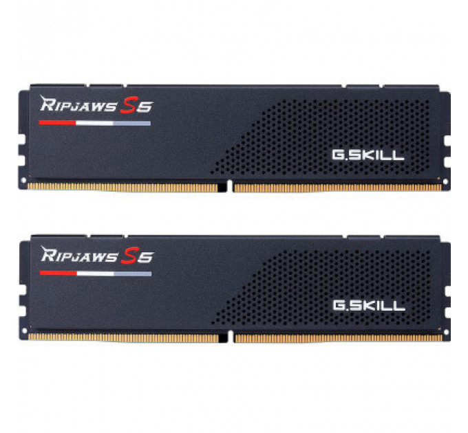 Модуль пам'яті для комп'ютера DDR5 32GB (2x16GB) 5600 MHz Ripjaws S5 Matte Black G.Skill (F5-5600J3036D16GX2-RS5K)