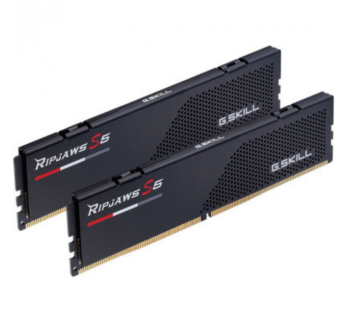 Модуль пам'яті для комп'ютера DDR5 32GB (2x16GB) 5600 MHz Ripjaws S5 Matte Black G.Skill (F5-5600J3036D16GX2-RS5K)