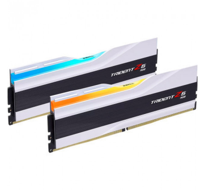 Модуль пам'яті для комп'ютера DDR5 64GB (2x32GB) 6400 MHz Trident Z5 RGB Matte White G.Skill (F5-6400J3239G32GX2-TZ5RW)