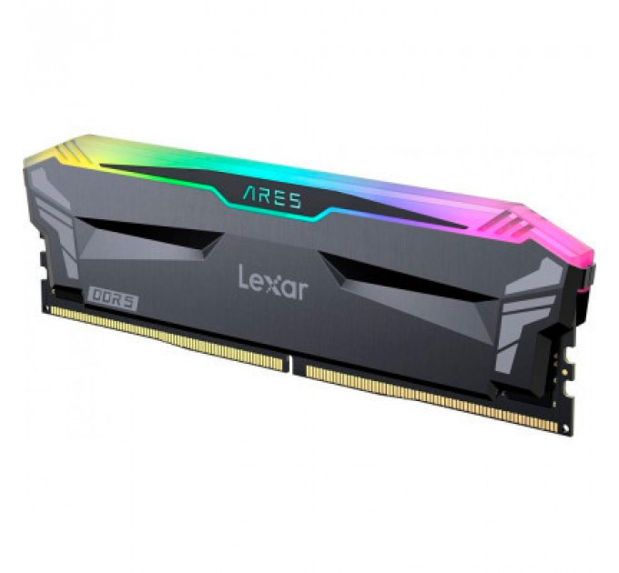 Модуль пам'яті для комп'ютера DDR5 32GB (2x16GB) 6400 MHz Ares RGB Black Lexar (LD5EU016G-R6400GDLA)