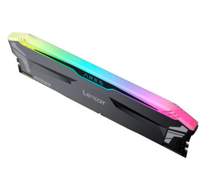Модуль пам'яті для комп'ютера DDR5 32GB (2x16GB) 6400 MHz Ares RGB Black Lexar (LD5EU016G-R6400GDLA)