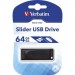 Verbatim USB флеш накопичувач Verbatim 64GB Slider Black USB 2.0 (98698)