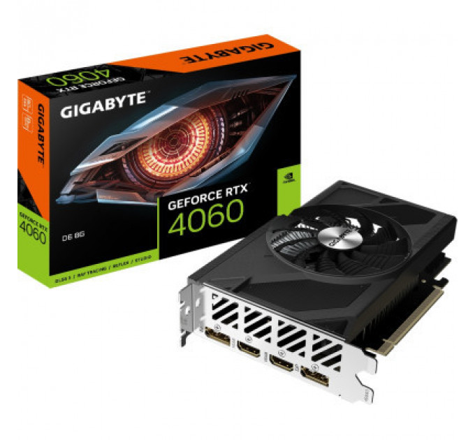 Відеокарта GIGABYTE GeForce RTX4060 8Gb (GV-N4060D6-8GD)