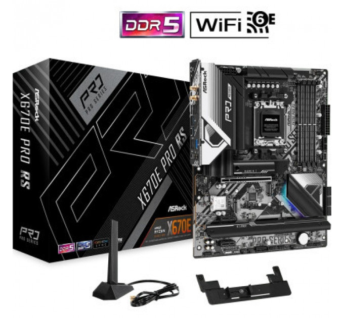 Материнська плата ASRock X670E PRO RS