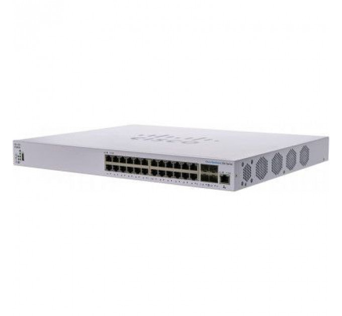 Комутатор мережевий Cisco CBS350-24XS-EU
