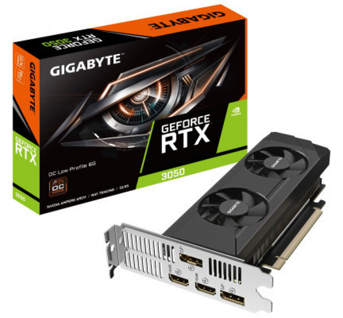Відеокарта GIGABYTE GeForce RTX3050 6Gb OC LP (GV-N3050OC-6GL)