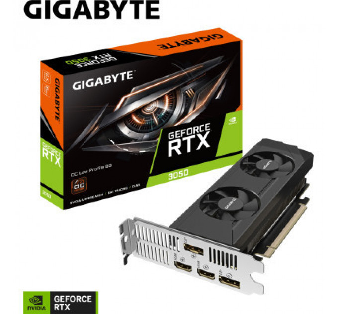 Відеокарта GIGABYTE GeForce RTX3050 6Gb OC LP (GV-N3050OC-6GL)