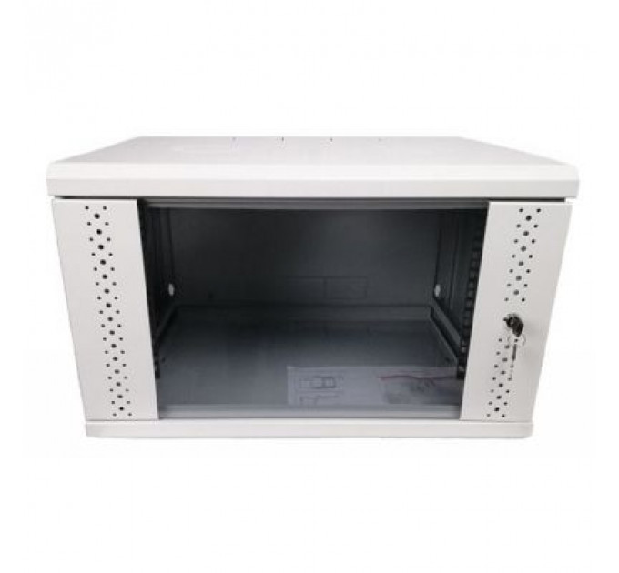 Шафа настінна Eserver 12U 600х600х637 (Ш*Г*В), скло (ES-Е1260G)